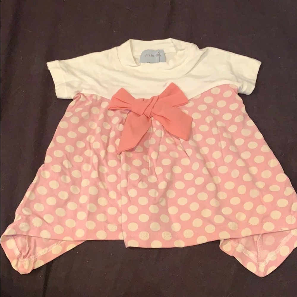 NWT & NWOT JUSTE CLE LITTLE GIRL DRESS POLKA DOT